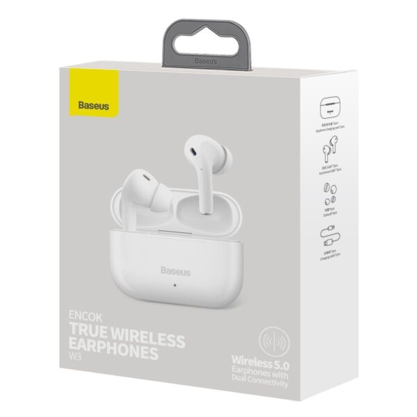eng pl Wireless headphones Baseus Encok W3 Bluetooth 5 0 white 21254 7 -
