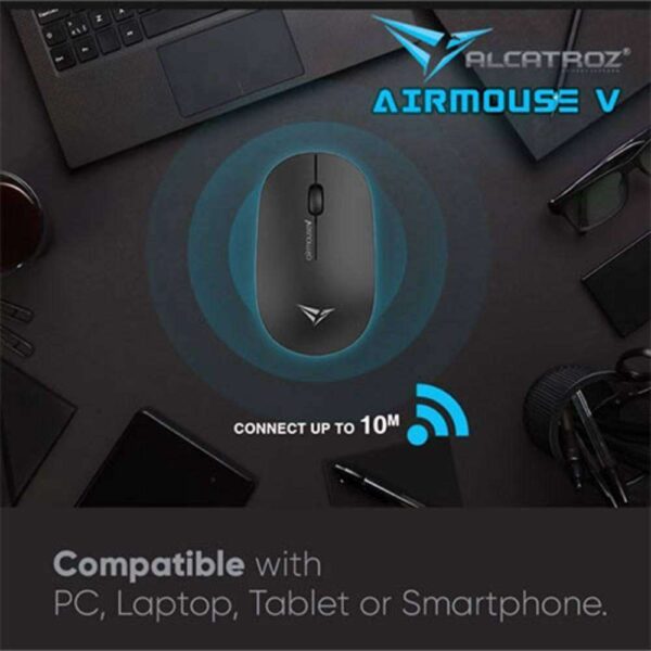 Alcatroz Airmouse V Wireless Mouse Black 1 »