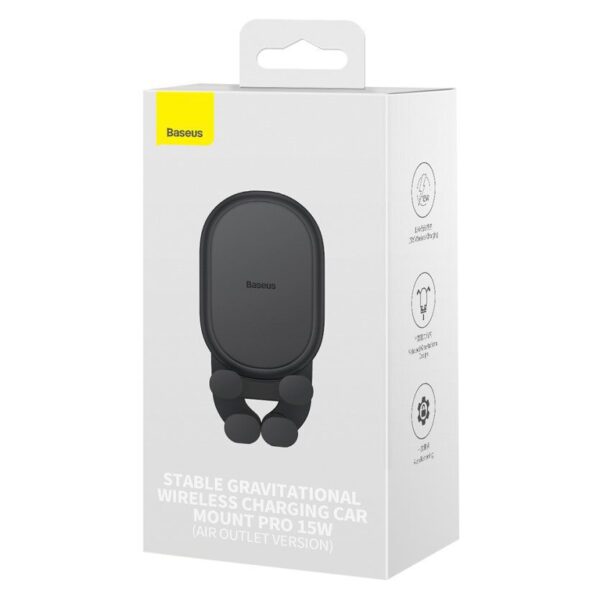 12 baseus wireless charger air vent car mount holder for galaxy note phone ml »