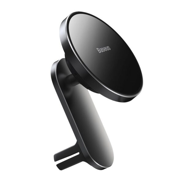 eng pl Baseus magnetic car phone holder wireless Qi charger 15 W MagSafe compatible for iPhone black WXJN 01 70582 5 »