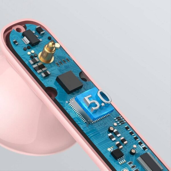 eng pl Baseus Encok W2 waterproof IPX4 wireless Bluetooth 5 0 TWS earphones pink NGW2 04 95265 11 »