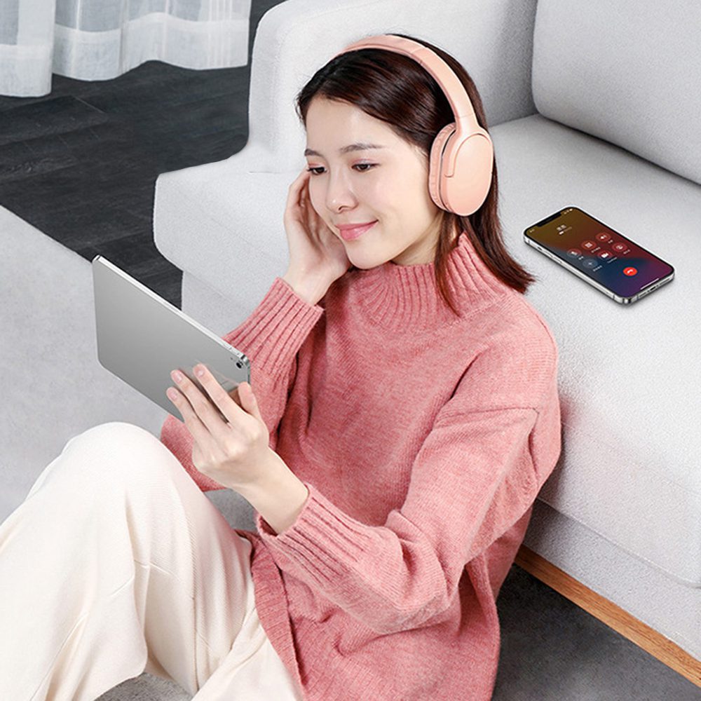 Baseus Encok D02 Pro Wireless Headphones Sport Bluetooth Headset Foldable Gaming Headset Bass Hifi Sound Music -