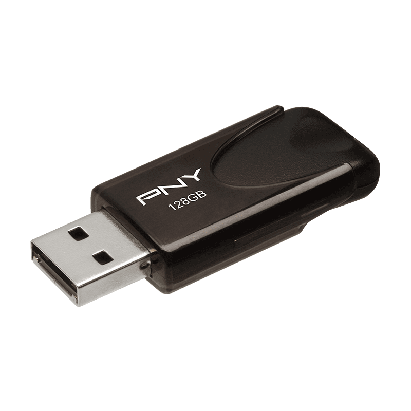 PNY USB Flash Drive Attache4 Black 128GB open ra 1627287992 »