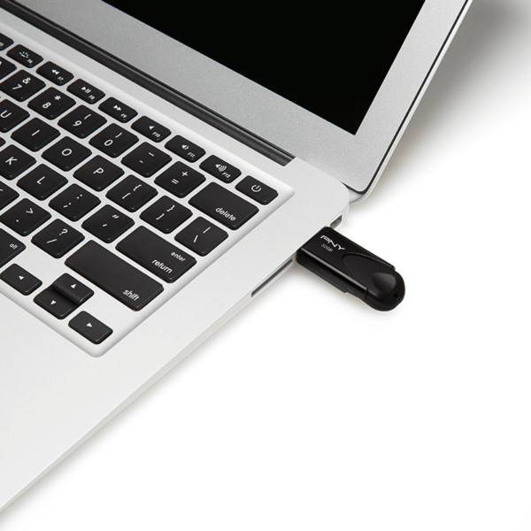 PNY USB Flash Drive Attache4 Black 32GB use -