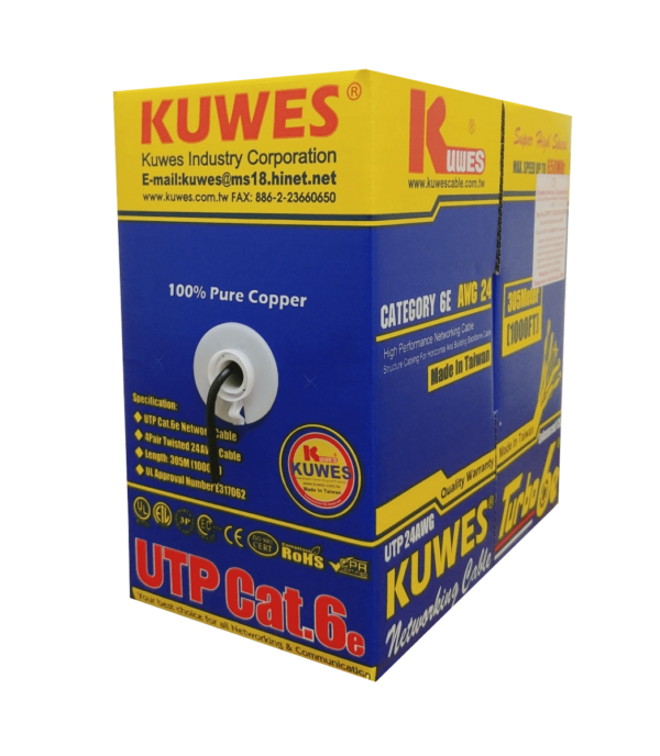 Kuwes CAT6 TURBO6E OUTDOOR Pure Copper Cable 24AWG 305m »