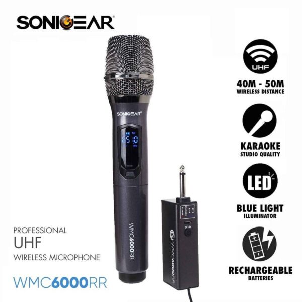 SonicGear WMC6000RR Wireless Microphone 8 »