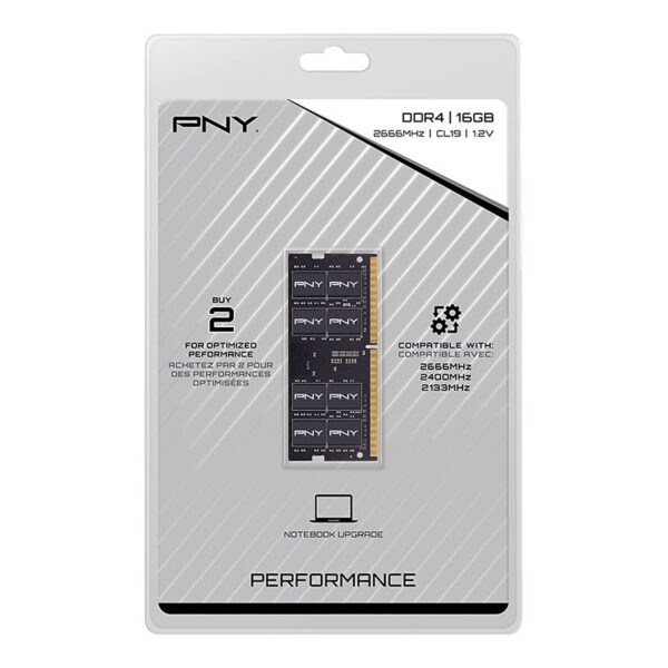 PNY Memory DDR4 Notebook 2666MHz 16GB pk »