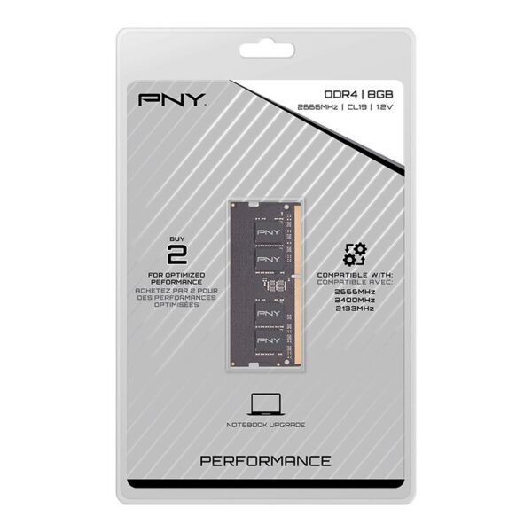 PNY Memory DDR4 Notebook 2666MHz 8GB pk »