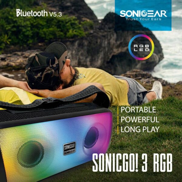 SonicGear SONICGO 3 RGB Portable Bluetooth Speaker »