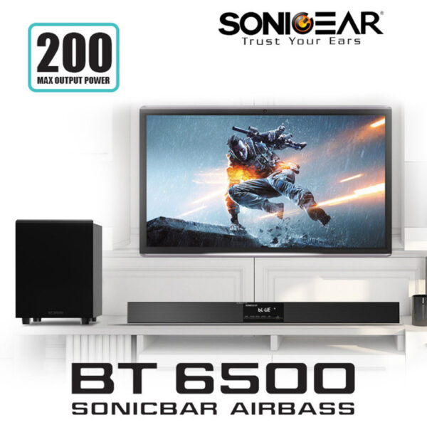 SonicGear Sonicbar BT 6500 Sound Bar Wless SWoofer 1 »