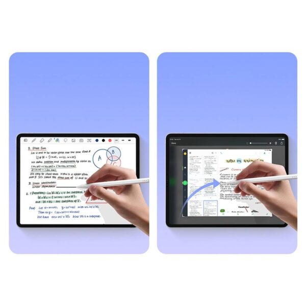 eng pl Active passive stylus for iPad Baseus Smooth Writing 2 SXBC060302 white 144552 13 »