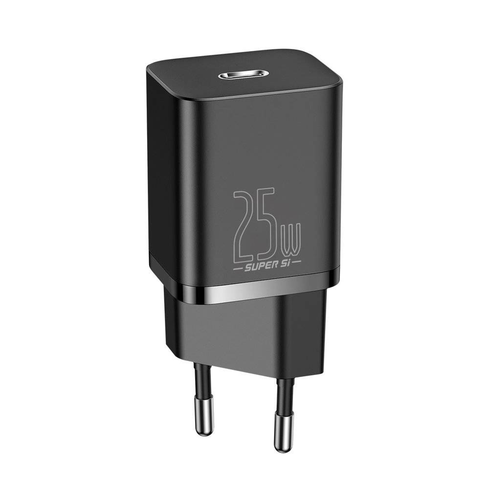 eng pl Baseus Super Si 1C fast wall charger USB Type C 25W Power Delivery Quick Charge black CCSP020101 98674 1 »