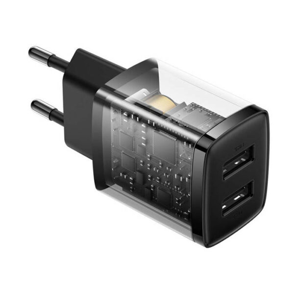 eng pm RETURNED ITEM Baseus Compact charger 2x USB 10 5W black CCXJ010201 141894 6 »
